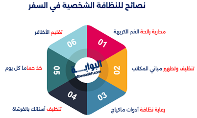 نصائح للعناية الشخصية أثناء السفر