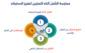 ممارسة التأمل أثناء التمارين لتعزيز الاسترخاء