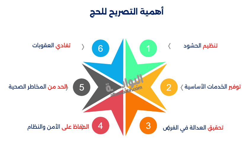 أهمية التصريح للحج