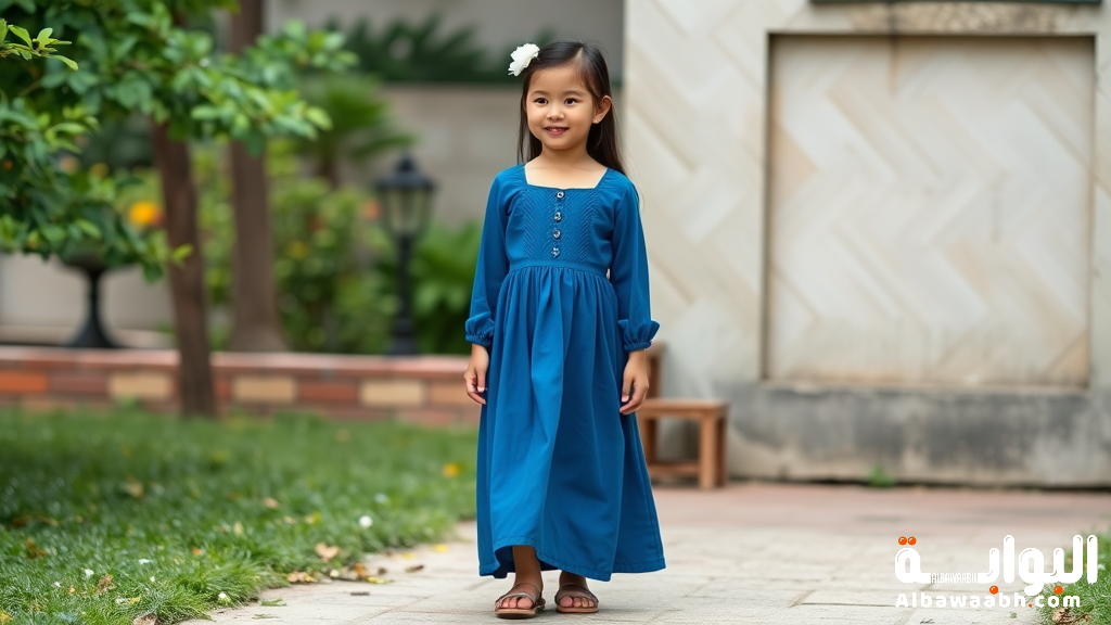 تفسير حلم ارتداء فستان أزرق طويل