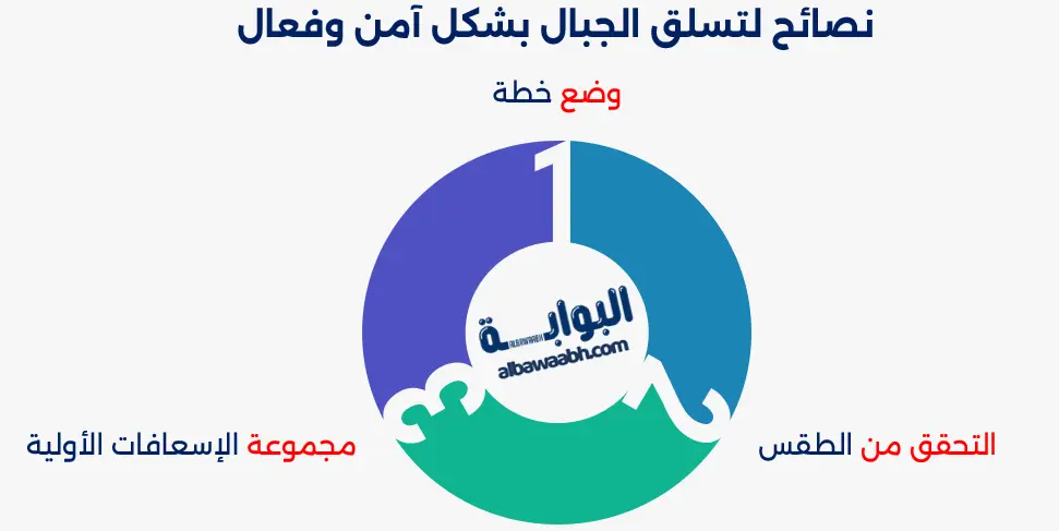 نصائح لتسلق الجبال بشكل آمن وفعال