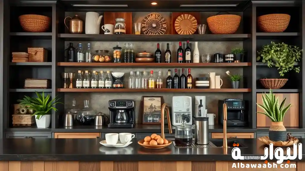 ديكور كوفي بار منزلي