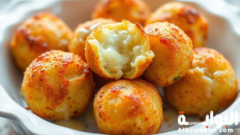 كرات البطاطس بالجبن
