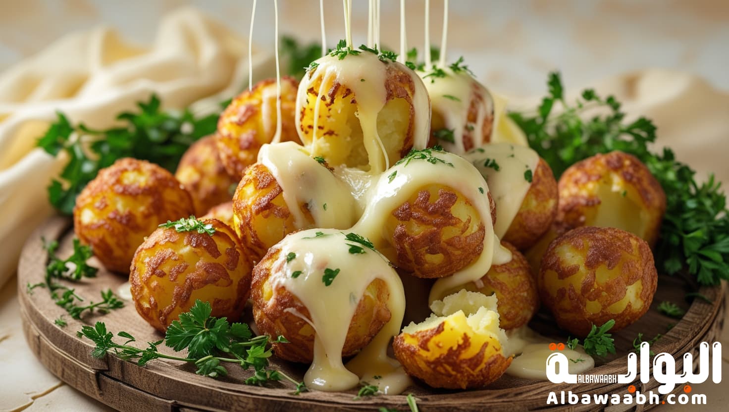 كرات البطاطس بالجبن