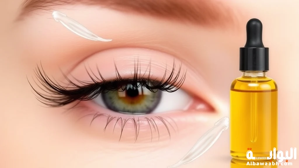 فوائد زيت الخروع للرموش