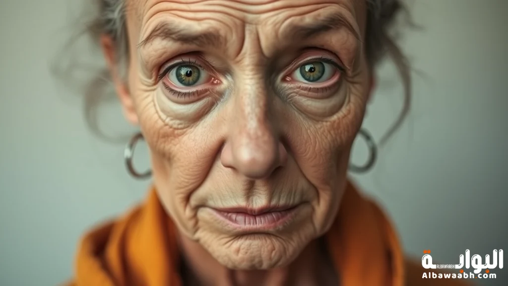 : تجاعيد الوجه المبكرة