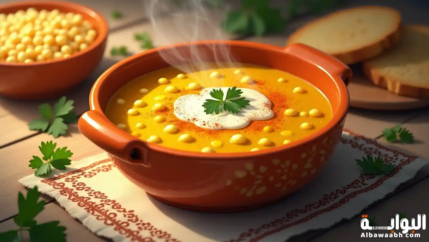 شوربة الذرة: وصفة سريعة ولذيذة يحبها الجميع