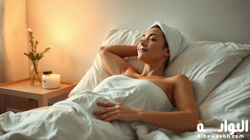روتين العناية بالجسم قبل النوم: كيف تحافظين على جمالك أثناء النوم؟