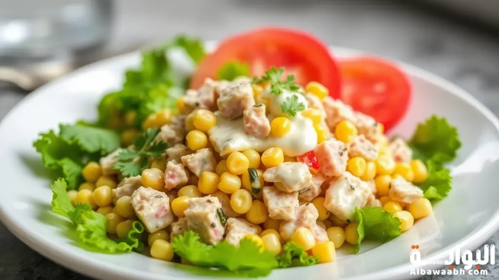 سلطة التونة بالمايونيز