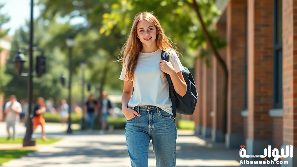 أزياء كاجوال للجامعة