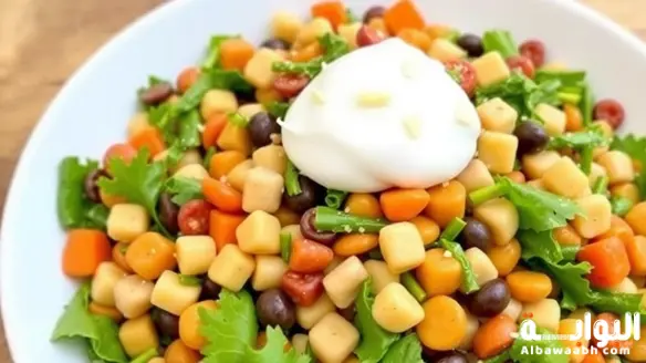 سلطة البقوليات المشكلة