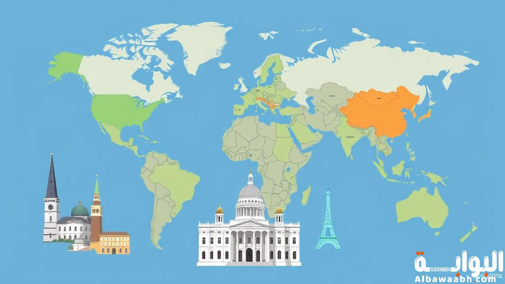 ترتيب العواصم من حيث المساحة