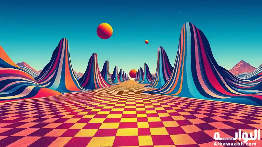 خدع بصرية باستخدام الألوان