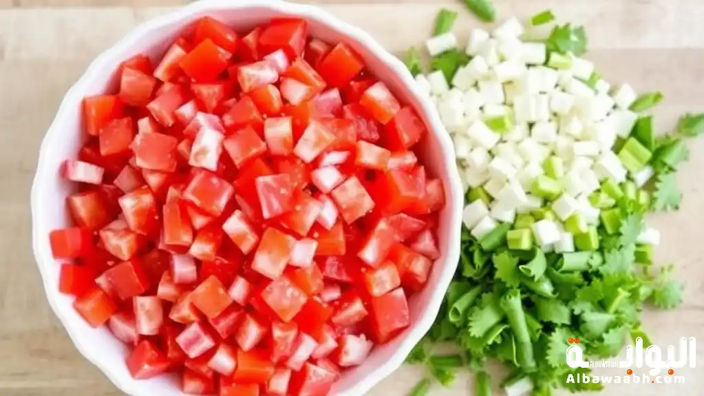 مكونات التبولة اللبنانية