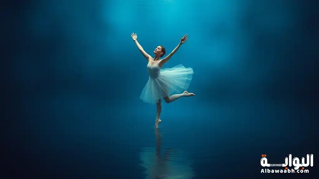 رياضة الباليه المائي.