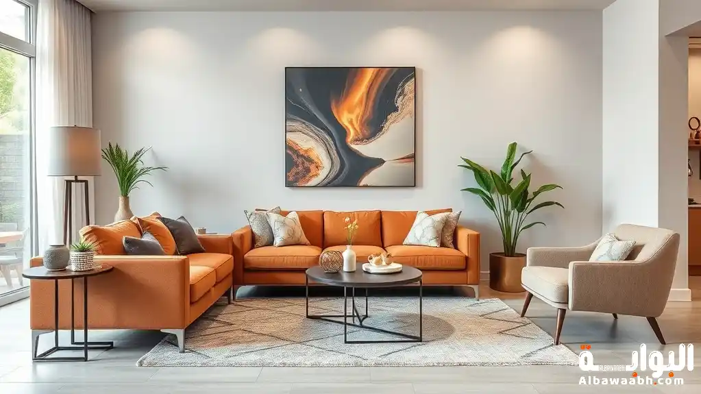 ديكور صالة مفتوحة