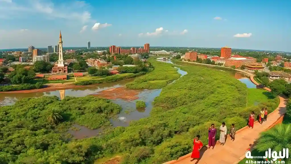 عاصمة جمهورية افريقيا الوسطي