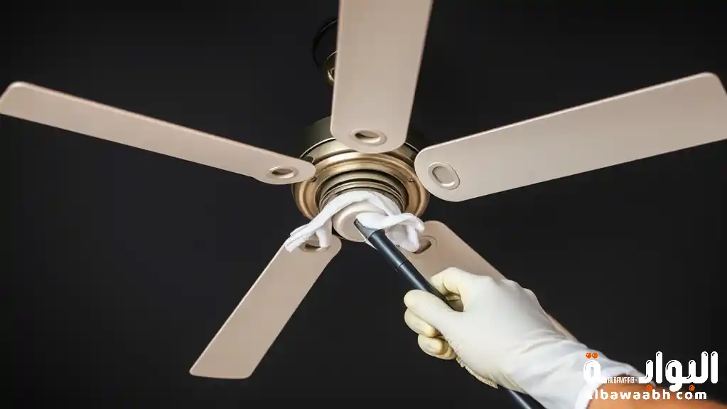 طريقة تنظيف المروحة 