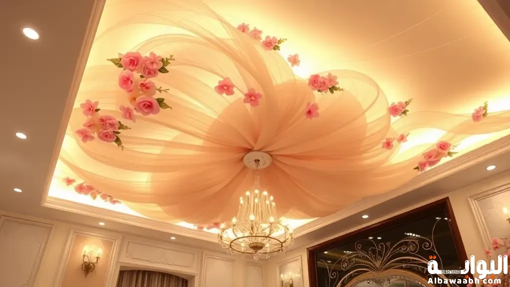 افكار لتزيين السقف