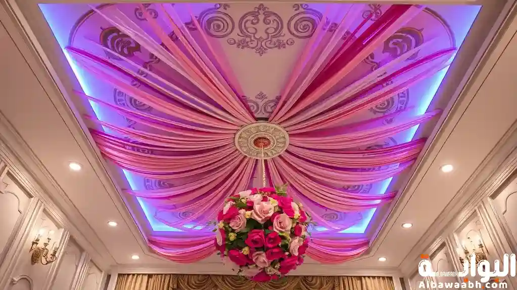 افكار لتزيين السقف