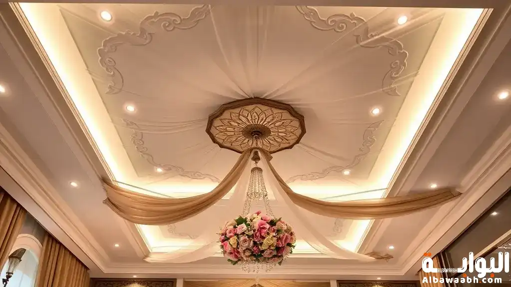 افكار لتزيين السقف
