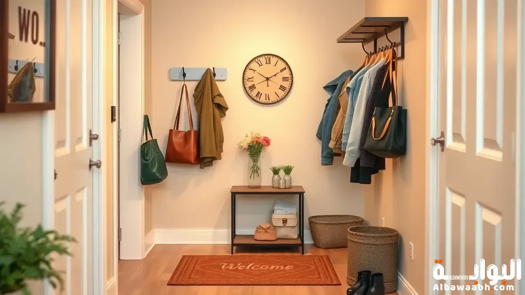 ترتيب مدخل المنزل