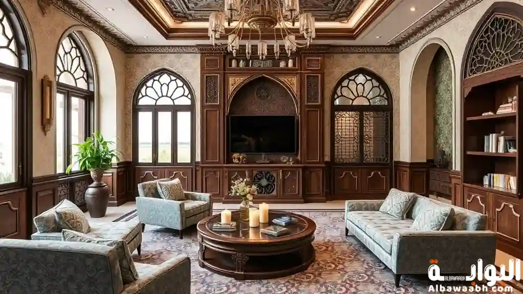 ديكور مجلس رجال: الأصالة والحداثة في تصميم واحد
