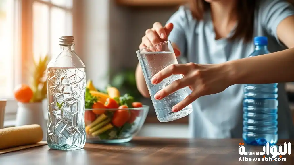 أهمية شرب الماء في الرجيم