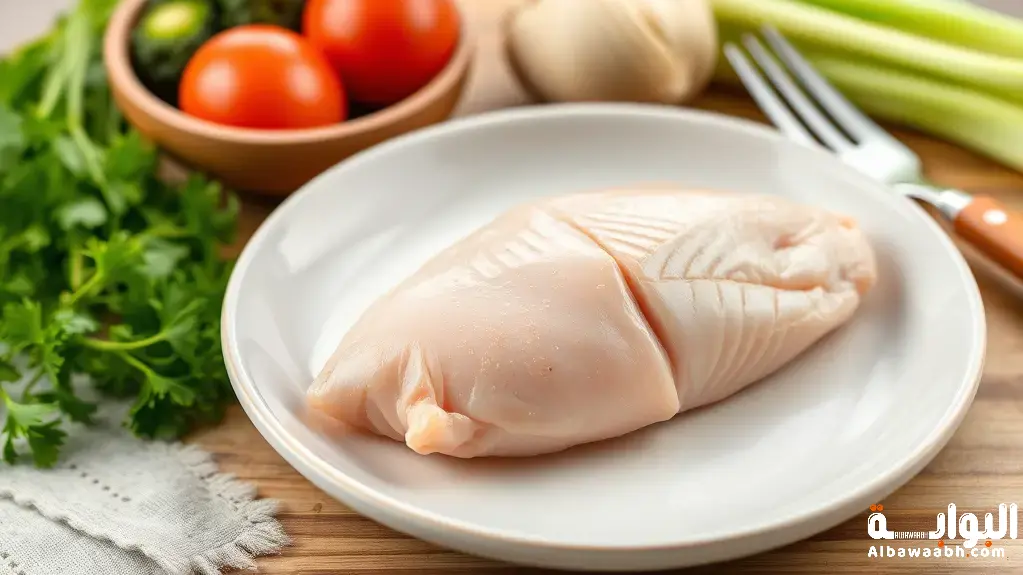 السعرات الحرارية في صدور الدجاج