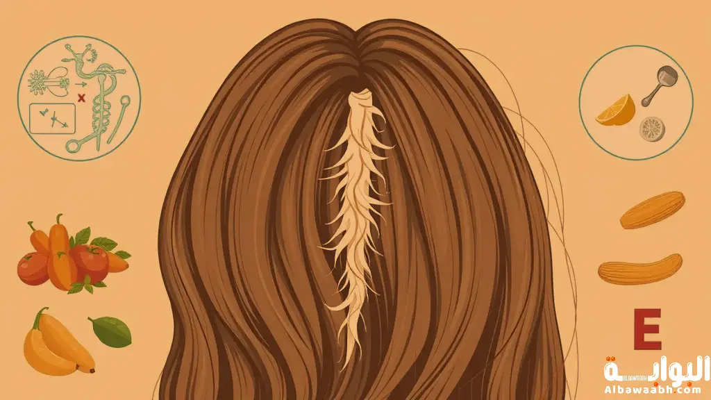 تقصف الشعر أسبابه وحلوله