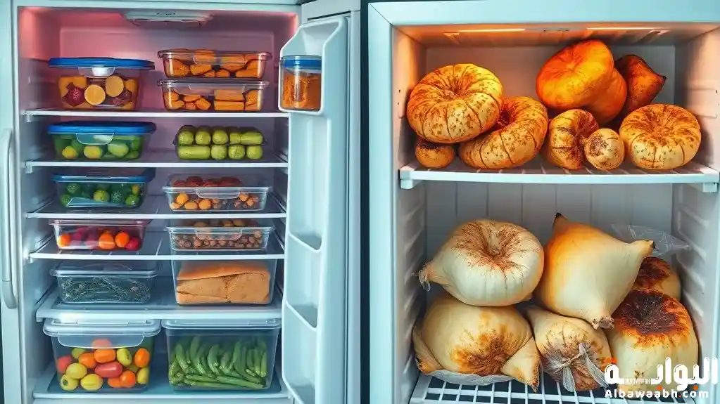 حفظ الأكل المطبوخ