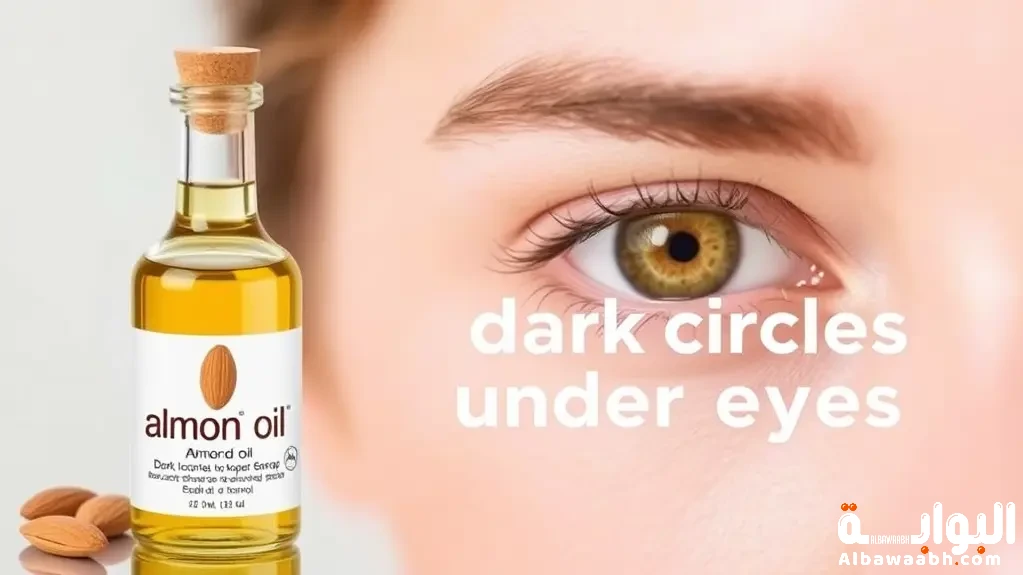 زيت اللوز الحلو للهالات