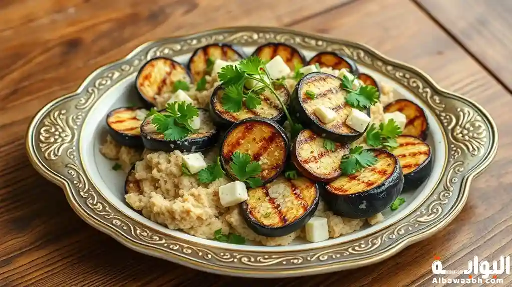 سلطة الباذنجان المشوي