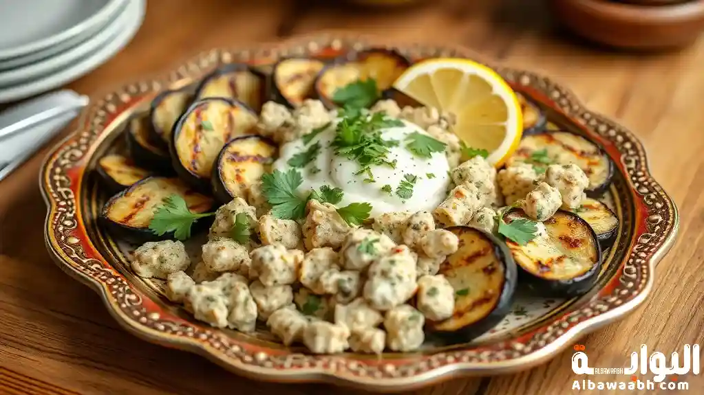 سلطة الباذنجان المشوي