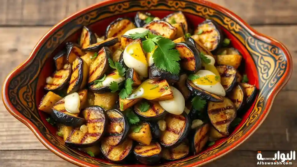 سلطة الباذنجان المشوي