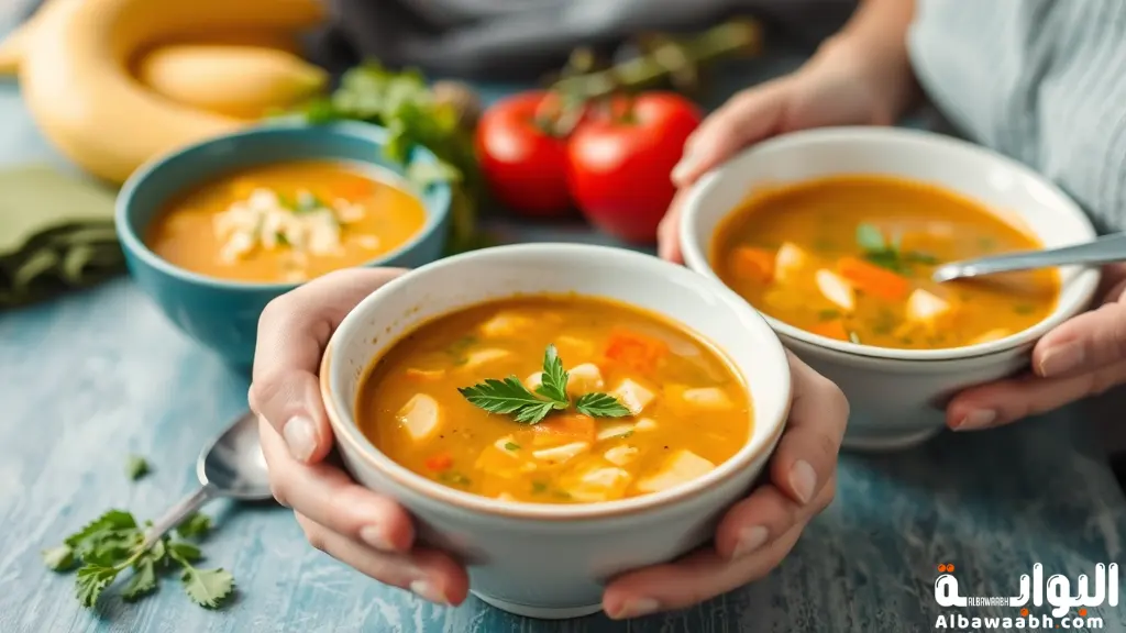 شوربات صحية للدايت