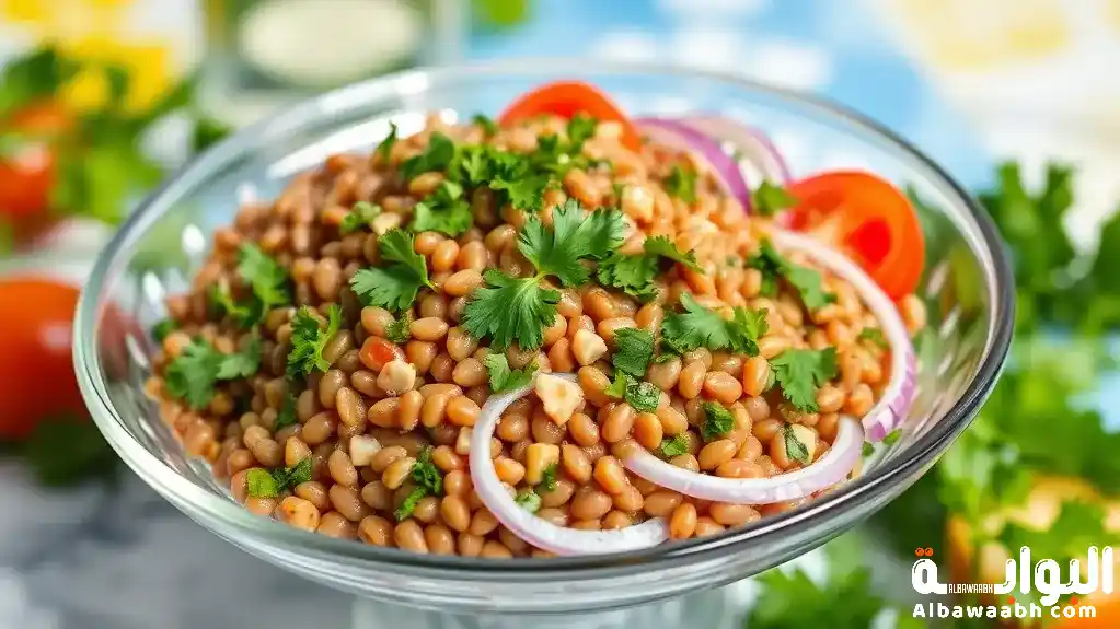 سلطة العدس الباردة