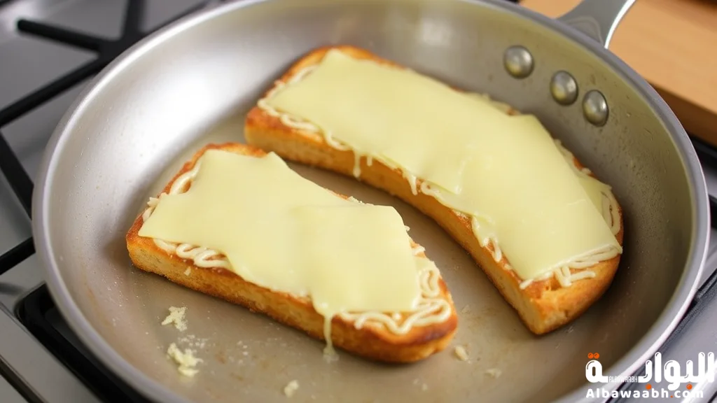 توست محشو بالجبنة