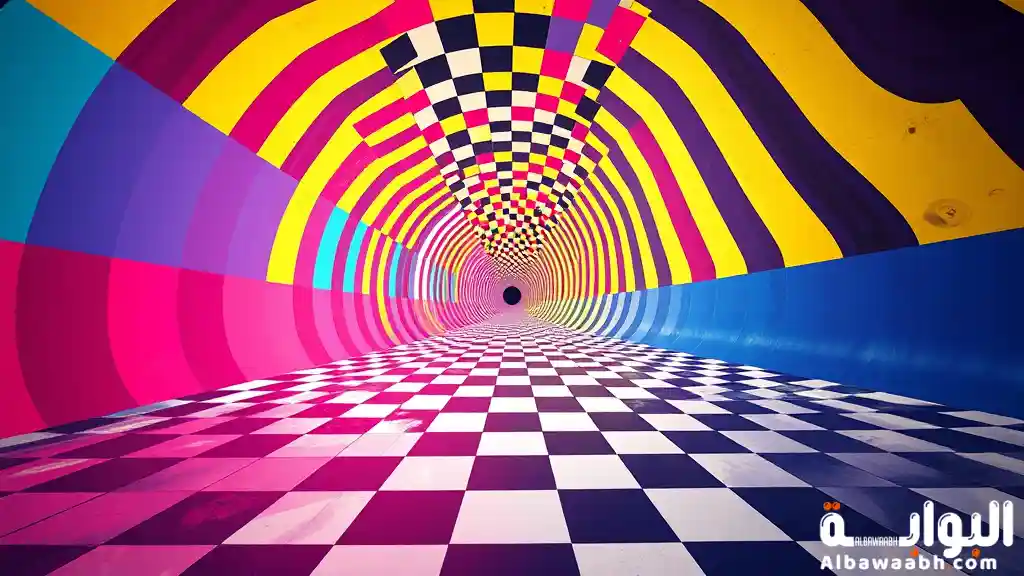 خدع بصرية باستخدام الألوان