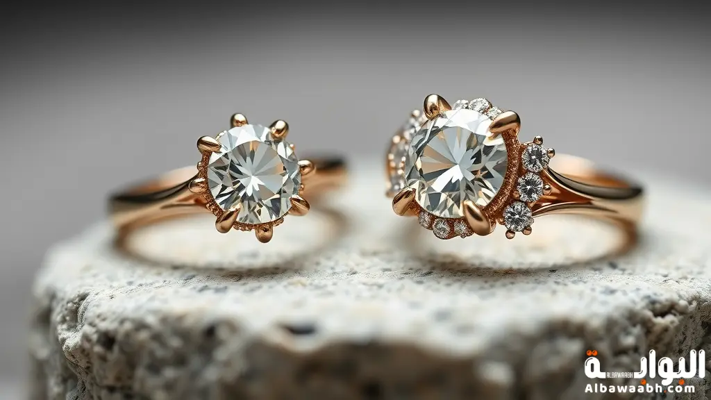 خواتم خطوبة مودرن