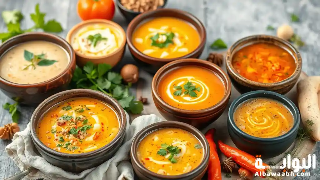 شوربات سريعة وسهلة