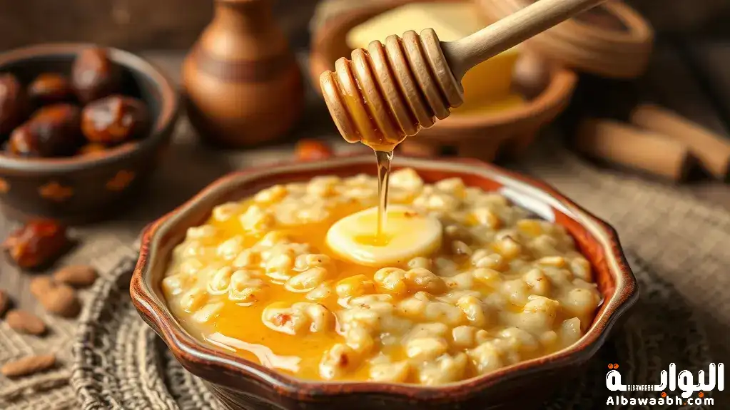 عصيدة جنوبية بالعسل