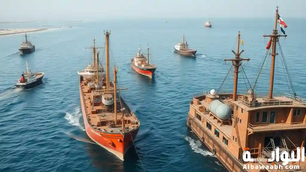 كيف تطورت التجارة البحرية في الخليج العربي؟