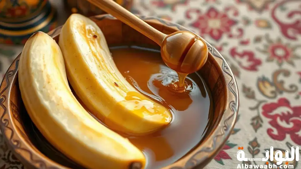 معصوب بالموز والعسل
