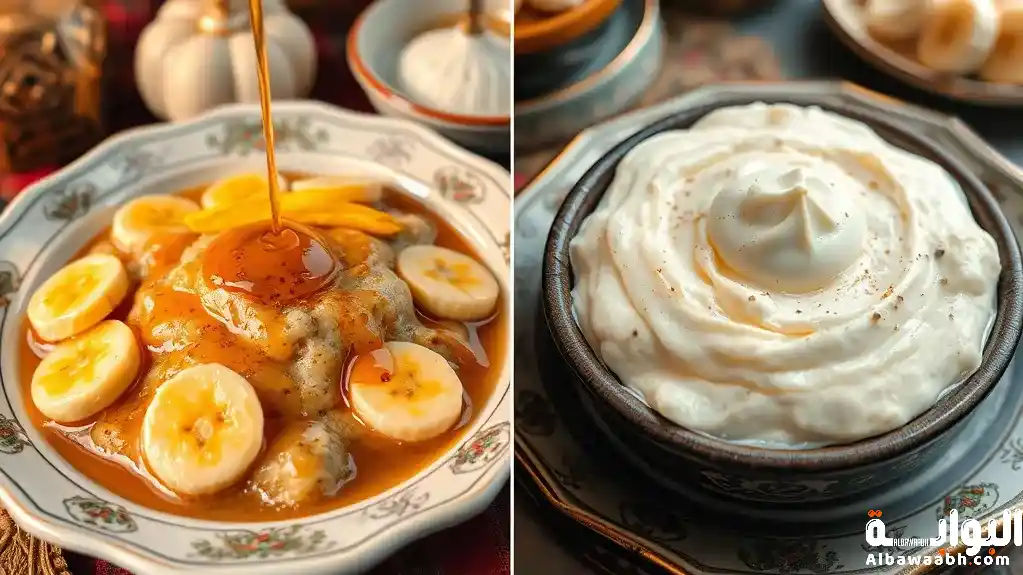 معصوب بالموز والعسل