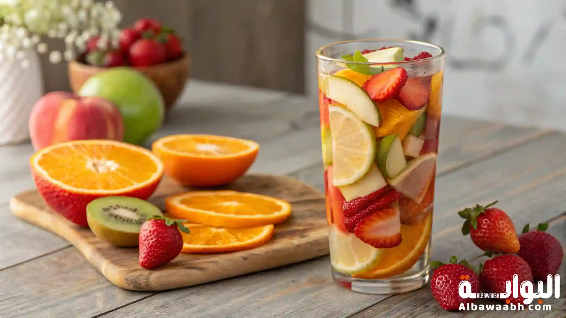 سموذي صحي بالفواكه