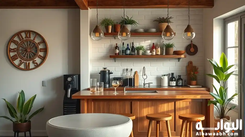 ديكور كوفي بار منزلي