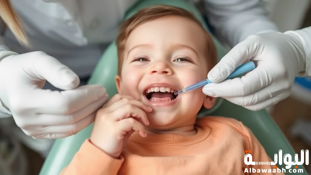 العناية بفم الطفل