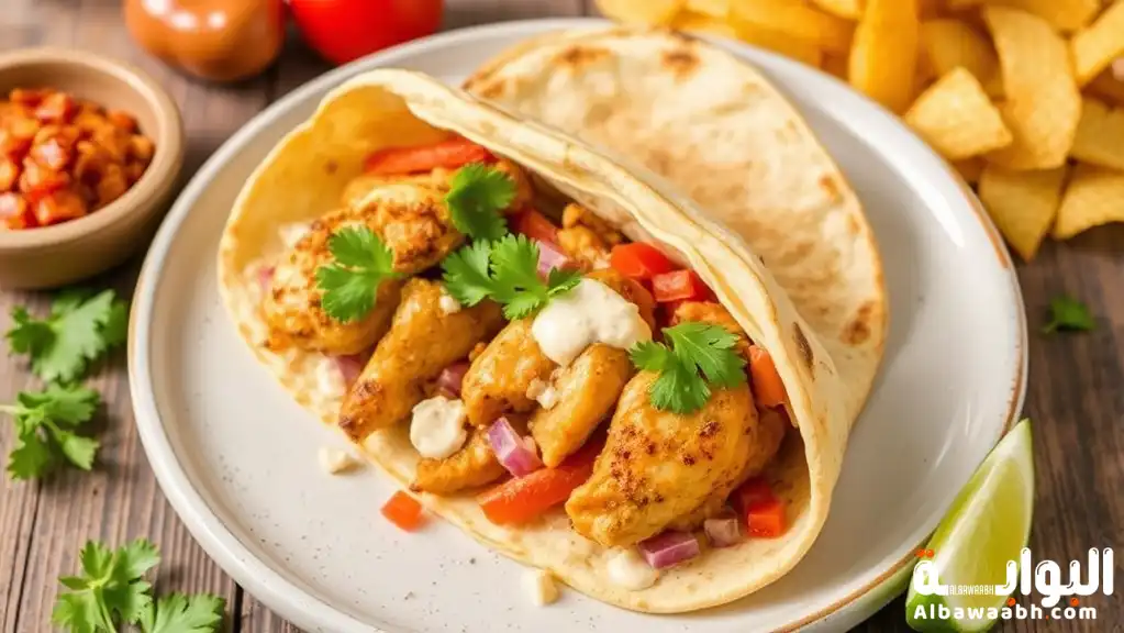طريقة عمل شاورما دجاج بالبيت بسهولة