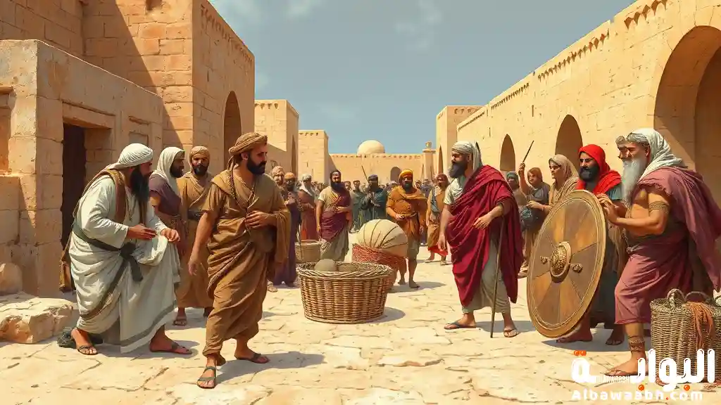 العلاقات التجارية بين العرب والرومان